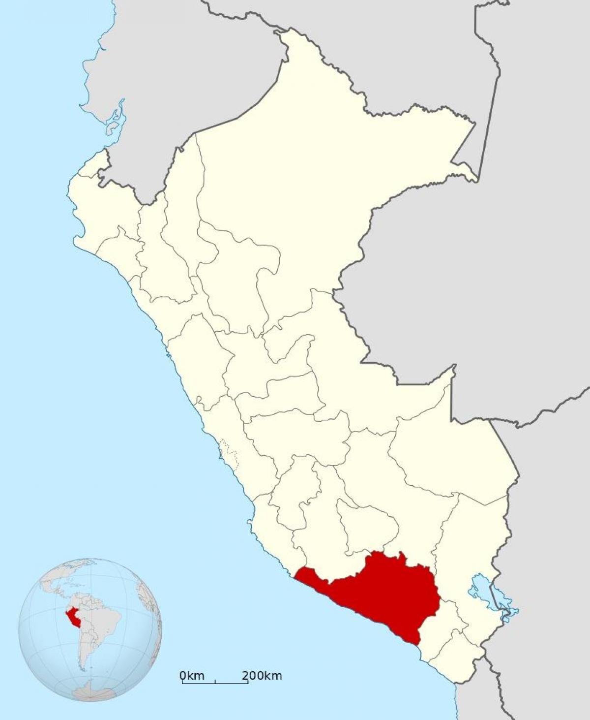 карта Перу арекипа